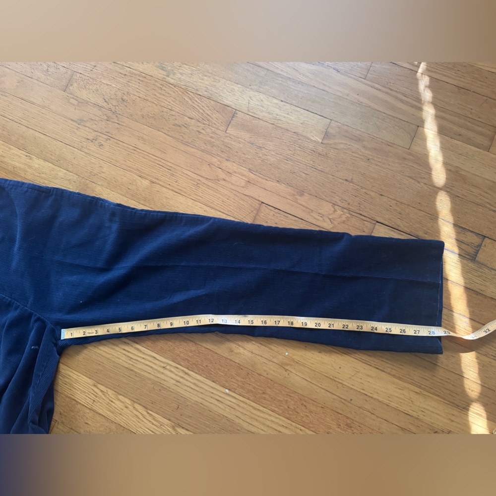 60s Vintage Side Zip Navy Corduroy Pants - Picture 8 of 8